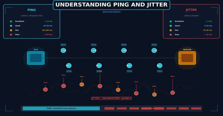Jitter and Ping