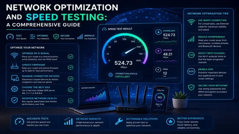 network optimization and speed testing
