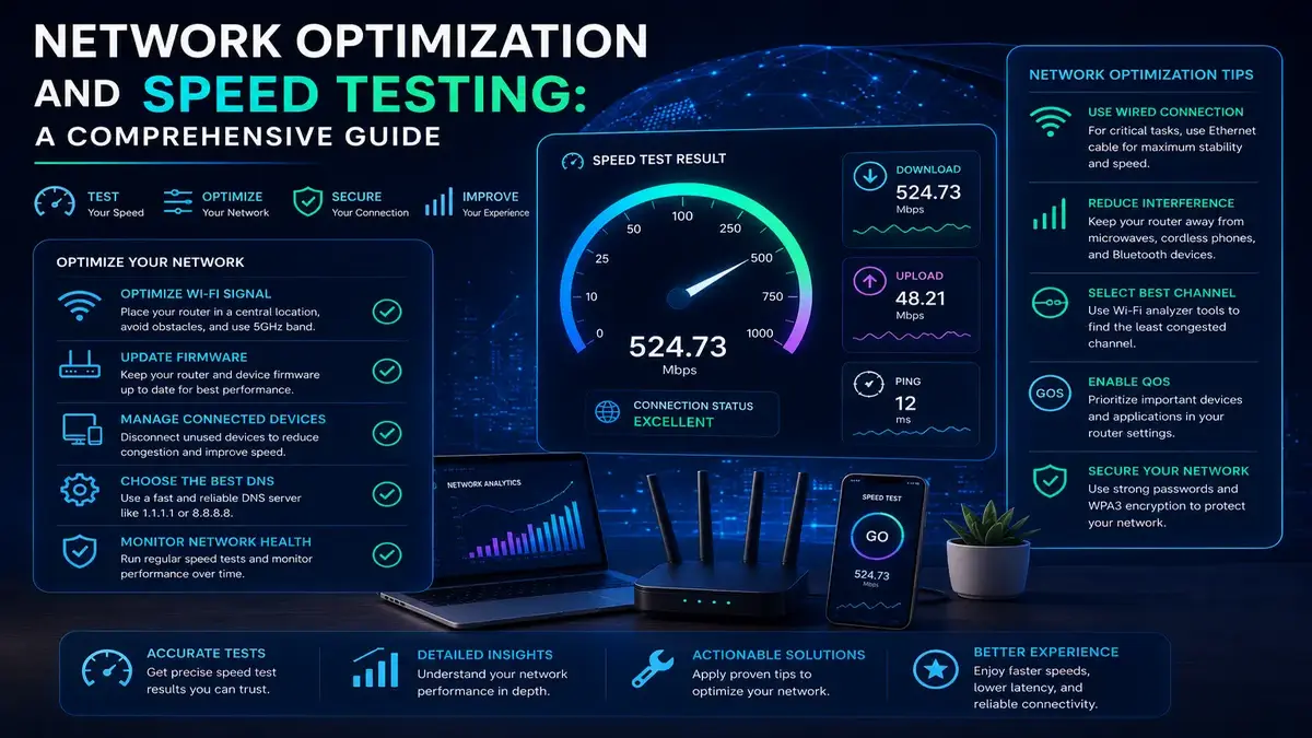 network optimization and speed testing