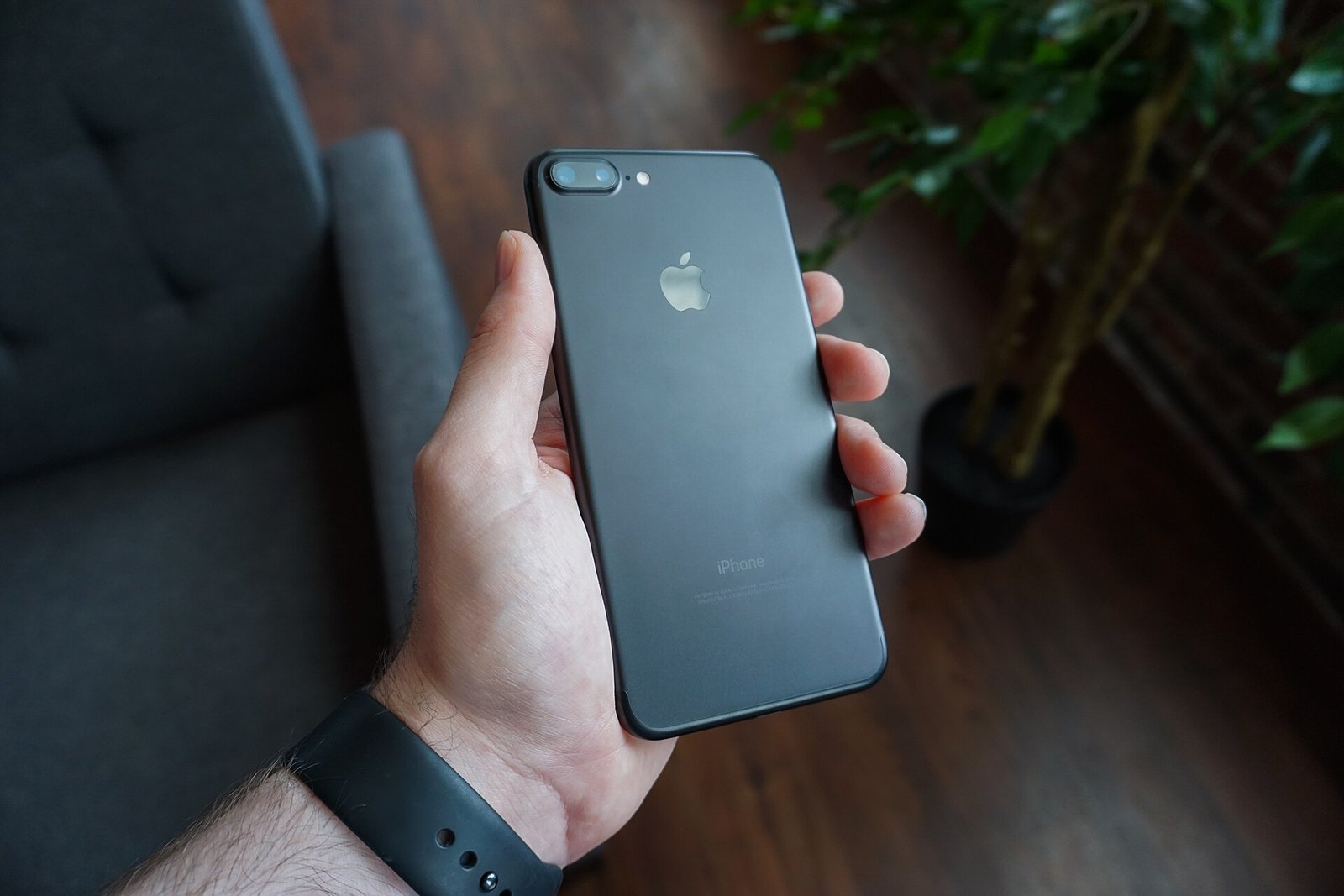 Smartphone running an internet connection test to check speed and stability
