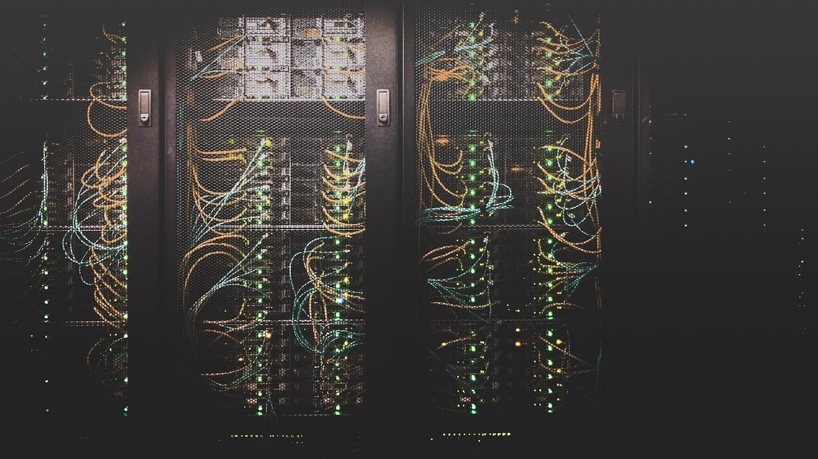 Network cable infrastructure representing server-side test methodology